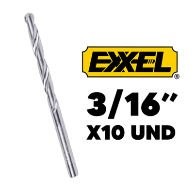 Mecha p/remache 3/16" EXXEL(und=10 pza)