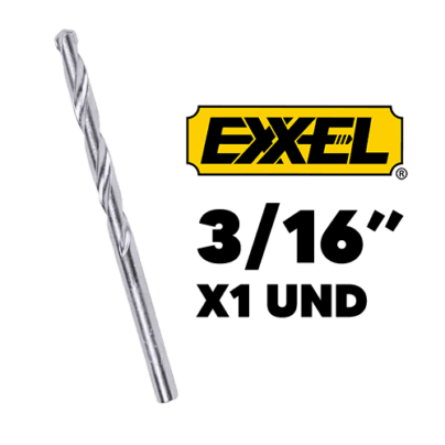 Mecha p/concreto 3/16" EXXEL