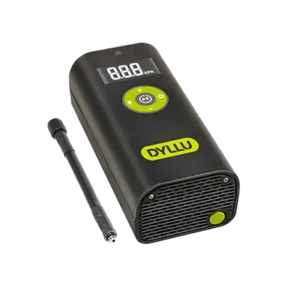 Compresor de aire electronico 8v, 180 psi. recargable.
 Dyllu