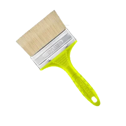 Brocha m/ plastico 3". Dyllu
 (cerda rubia)